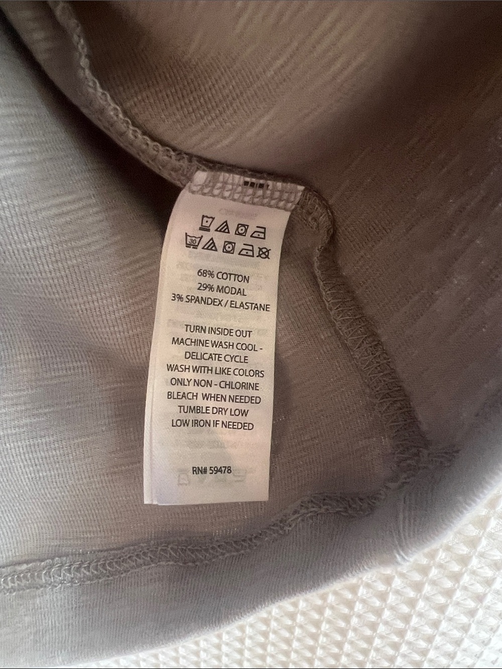 Rachel Zoe Soft Gray Ribbed Tank - Picture 5 of 11